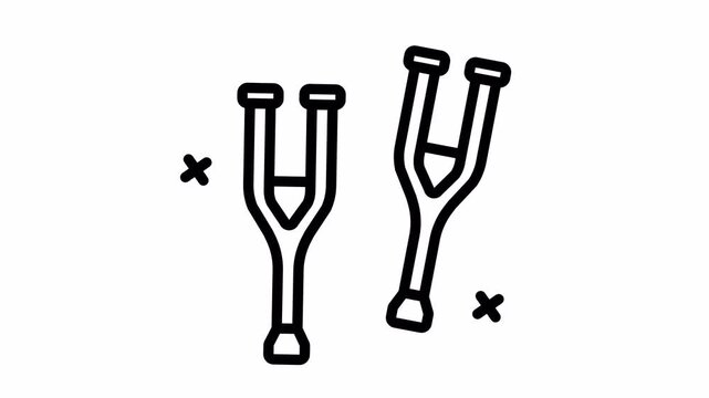 Animated Crutch Icon

