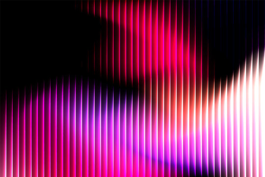 Abstract Neon Gradient Light Flow with Vertical Glowing Lines, Futuristic Digital Technology Background, Vibrant Pink Purple Energy Wave Wallpaper Design