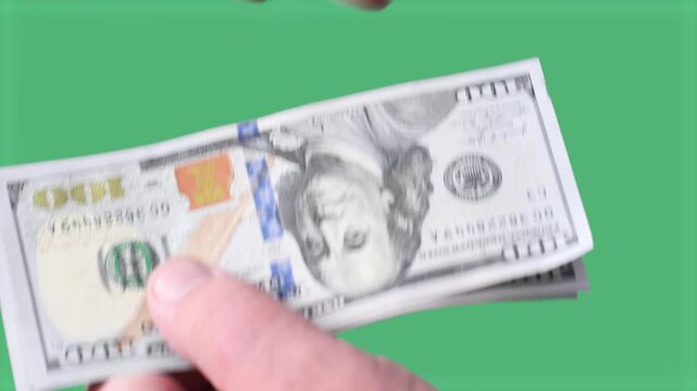 Creating eye-catching dollar bills with a green screen for stunning visual effects and creative projects