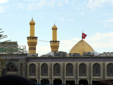 Karbala, Iraq - December 25, 2025: Haram Imam Hussain Karbala Bain ul Harmain Karbala Iraq 