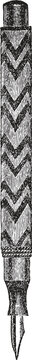 Black and white zigzag pattern with diagonal stripes and geometric shapes abstract monochrome