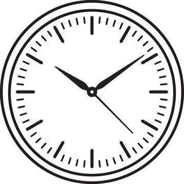Minimal Time Icon for Web and Mobile Apps