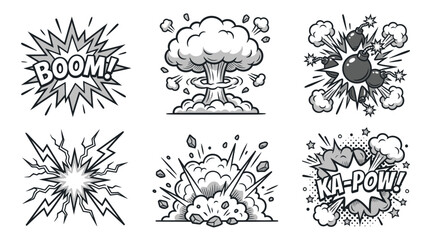 Comic Book Explosions and Sound Effects Collection © jambu