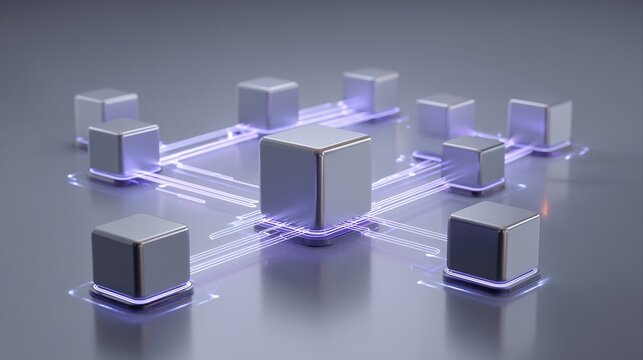 Distributed Network Infrastructure with Connected Computing Nodes, Decentralized Data Processing Architecture, Data Flow, Enterprise Digital Connectivity Platform and Intelligent System Integration