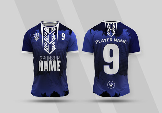 Stylish Sports Jersey Uniform Template