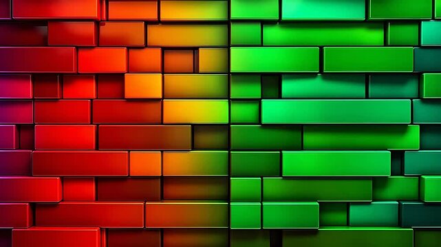 Digital color mosaic square abstract background