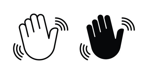Obraz premium Hello icon