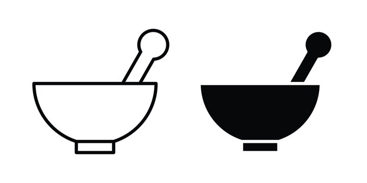 Mortar pestle icon