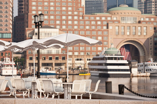 Rowes Wharf and Boston Harbor Hotel