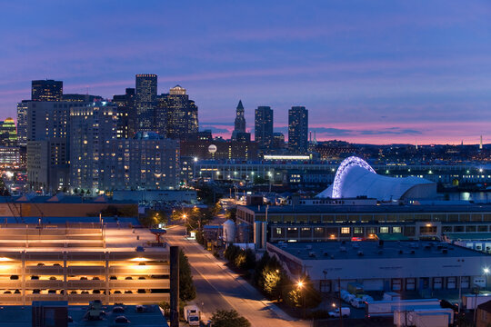 Buildings in a city, Boston Marine Industrial Park