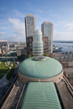 Buildings in a city, Rowes Wharf, Harbor Towers