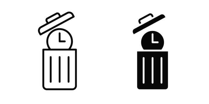 Time waste icon