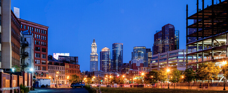 Buildings in a city, Rose Kennedy Greenway