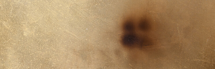 Fototapeta premium Light to dark burned metal texture gradient surface background with industrial scratches - Serie IM08