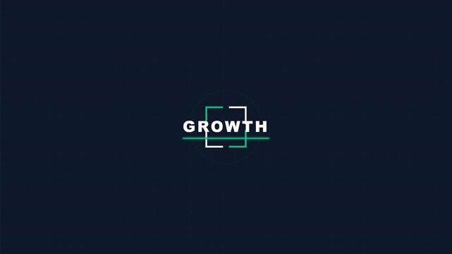 Business Growth Logo Reveal Animation