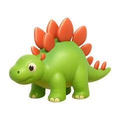 Fototapeta premium PNG Cute cartoon dinosaur illustration.
