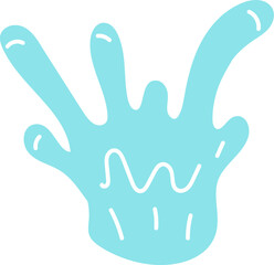 Fototapeta premium Splash Water Droplet Cartoon