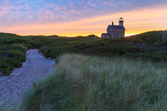 North Lighthouse at sunset