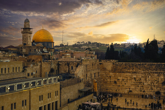 The Western Wall and Dome of the Rock, Jerusalem, Israel