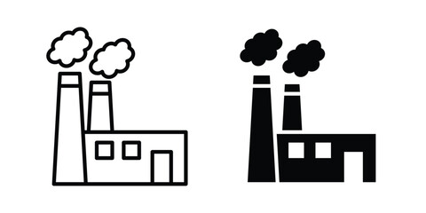 Fototapeta premium Power plant icon