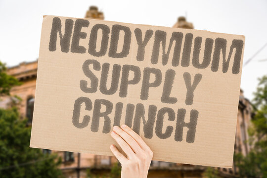 "Neodymium supply crunch" Magnet metal shortage imminent. RARE. EARTH. RESOURCES. SHORTAGE. TECH.