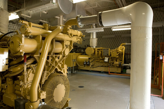 Standby generator in water treatment plant