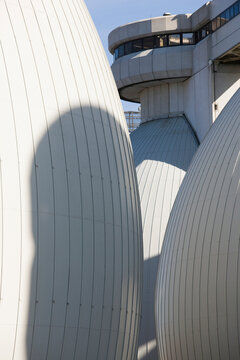 Digester tanks in a water treatment plant
