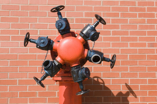 Fire hydrant in a water treatment plant