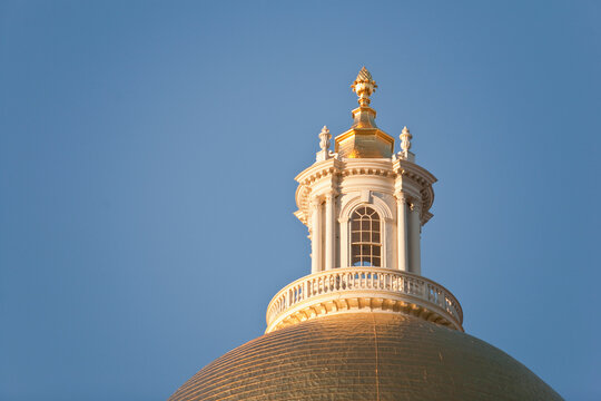 High section view of a capitol building, Massachusetts State Capitol