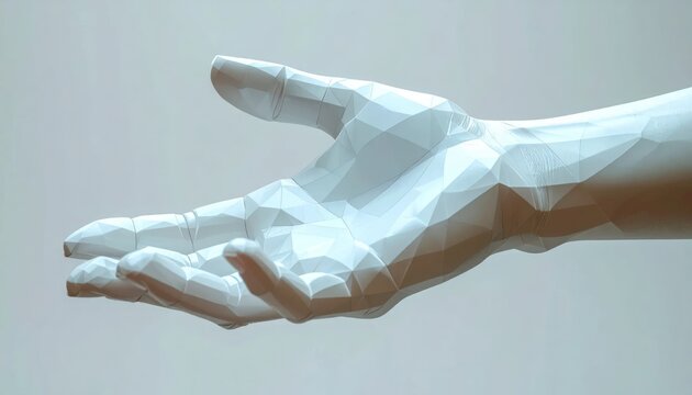Anatomical Hand X-ray Overlay with Transparent Skin.