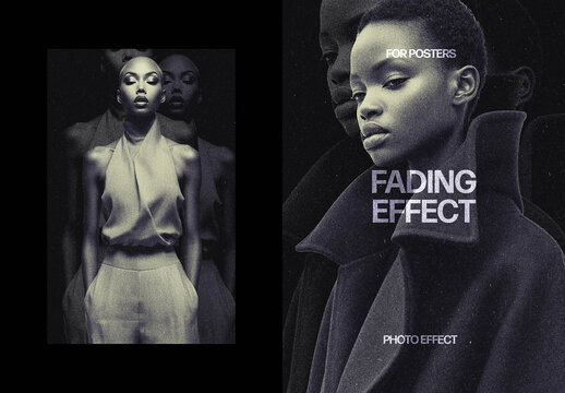 Fading Photo Effect &ndash; Duotone for Poster & Social Media (PSD)