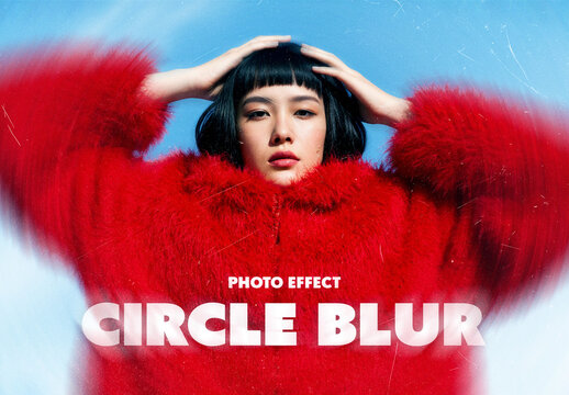Circle Blur Photo Effect &ndash; Motion for Album Cover & Social Media (PSD)