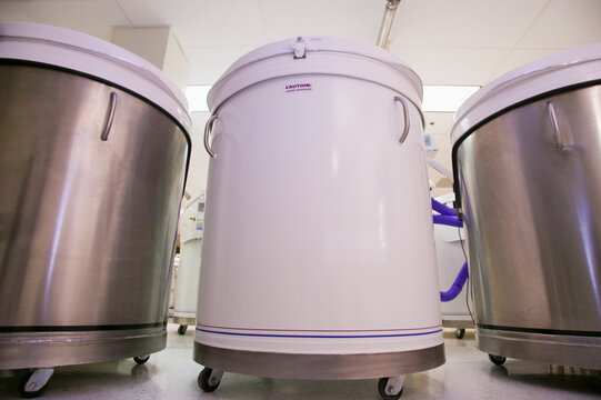 Cryogenics tanks in a laboratory