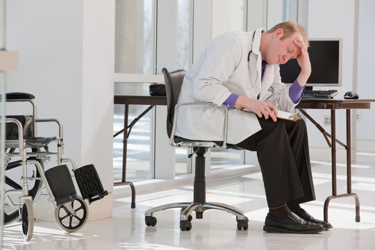 Doctor concerned about patient records