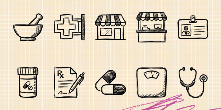 Black ink scribble doodle vector vintage hand drawn set of user interface website web layout application window browser internet design and computer template