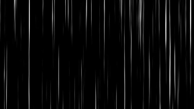 Vertical speed lines motion animation. Fast light effect animation.