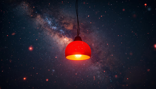 星降る夜のカフェランプ
