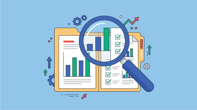Evidence Based Assessment Vector Illustration