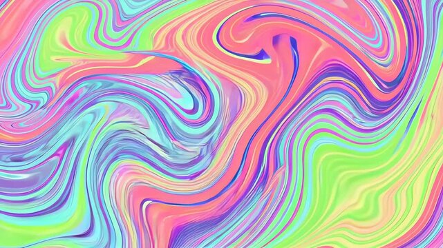 Abstract colorful background with colorful lines wave pattern seamless rainbow retro psychedelic texture design wallpaper vibrant striped illustration backdrop