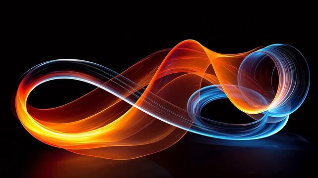 Digital future light stream curve abstract background