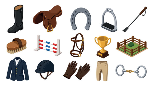Equestrian Riding Horse Equipment.