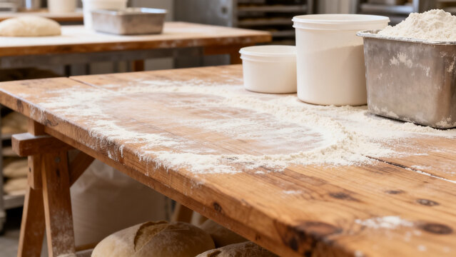 Local small business scene featuring paper bags unbranded boxes bakery inde
