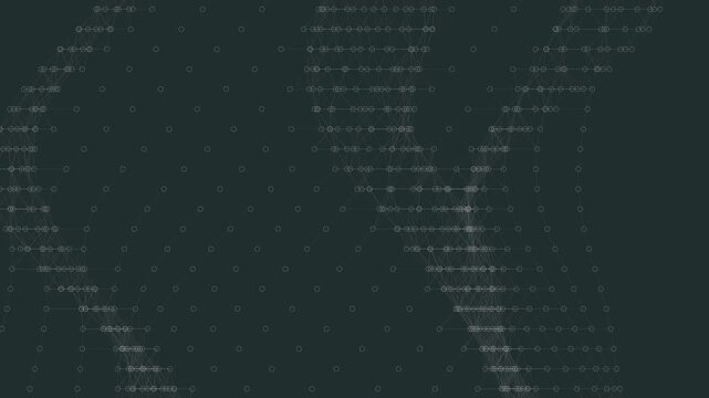Subtle abstract dot grid matrix background representing financial statistics and network architecture. Ideal as a clean, professional corporate backdrop for text and titles.