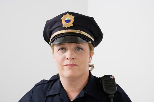 Portrait of a woman police officer