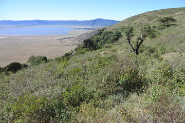 Blick in den Ngorongoro Krater © Jürgen Reitz