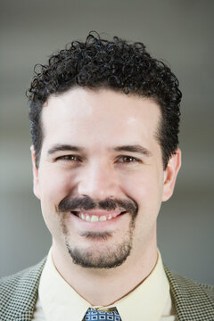 Portrait of a businessman smiling