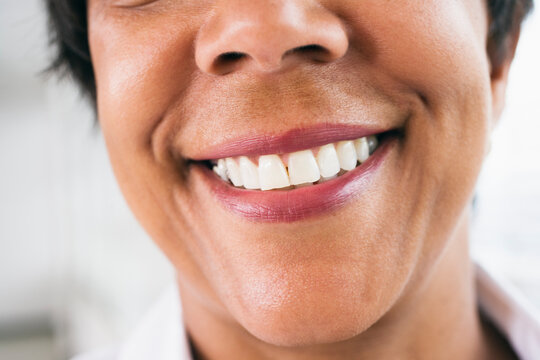 Close up of a womans face