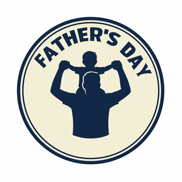 Happy Father's Day vector illustration 