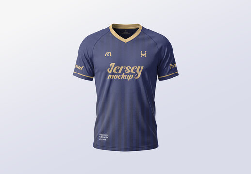 Jersey T-Shirt Mockup Template
