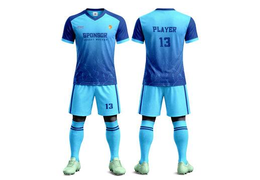 Sports Soccer Jersey Mockup